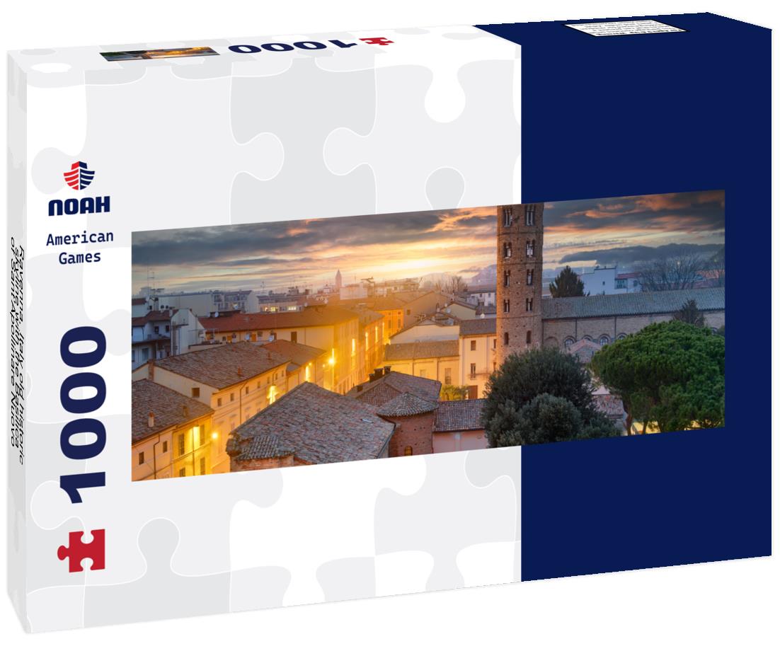 Noah Jigsaw Puzzle Ravenna, Italy old historic skyline with the Basilica of Sant'Apollinare Nuovo bell tower panorama 1000 pieces