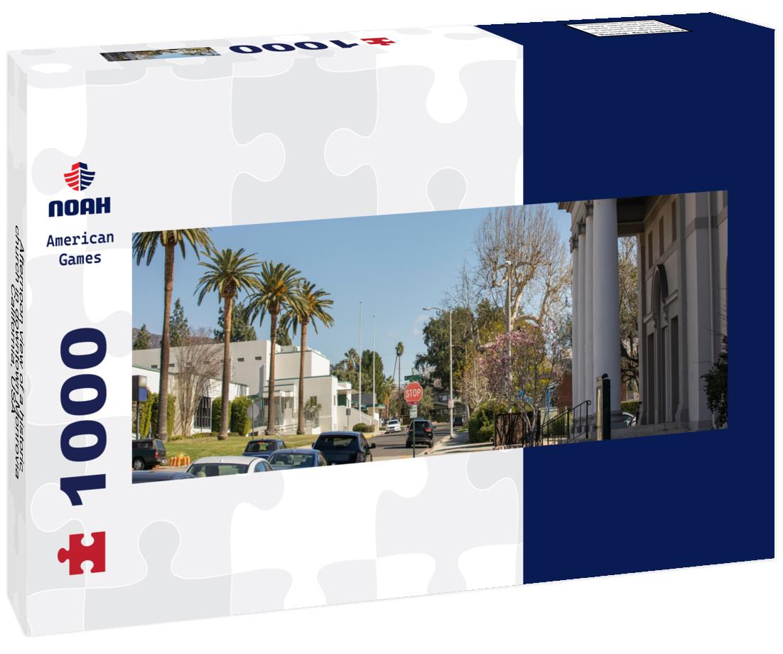 Noah Jigsaw Puzzle Afternoon view of a historic church in downtown Monrovia, California, USA panorama 1000 pieces