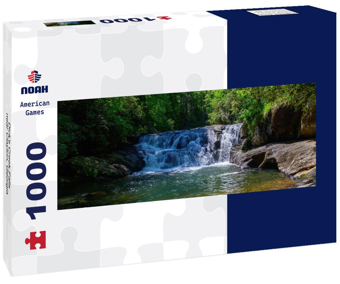 Noah Jigsaw Puzzle Dick's Creek Falls, near Clayton, Georgia panorama 1000 pieces