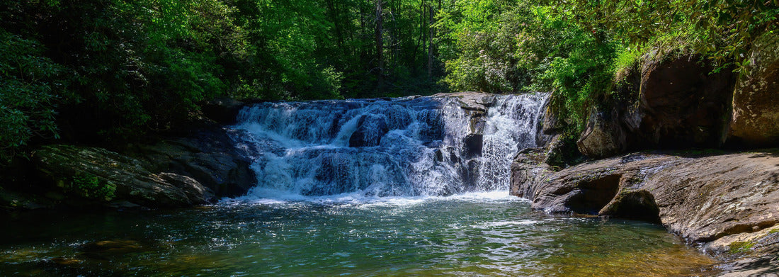 Noah Jigsaw Puzzle Dick's Creek Falls, near Clayton, Georgia panorama 1000 pieces