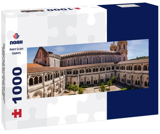 Noah Jigsaw Puzzle The church and cross of the World Heritage Site Monastery of Saint Mary of Alcobaça, Portugal panorama 1000 pieces
