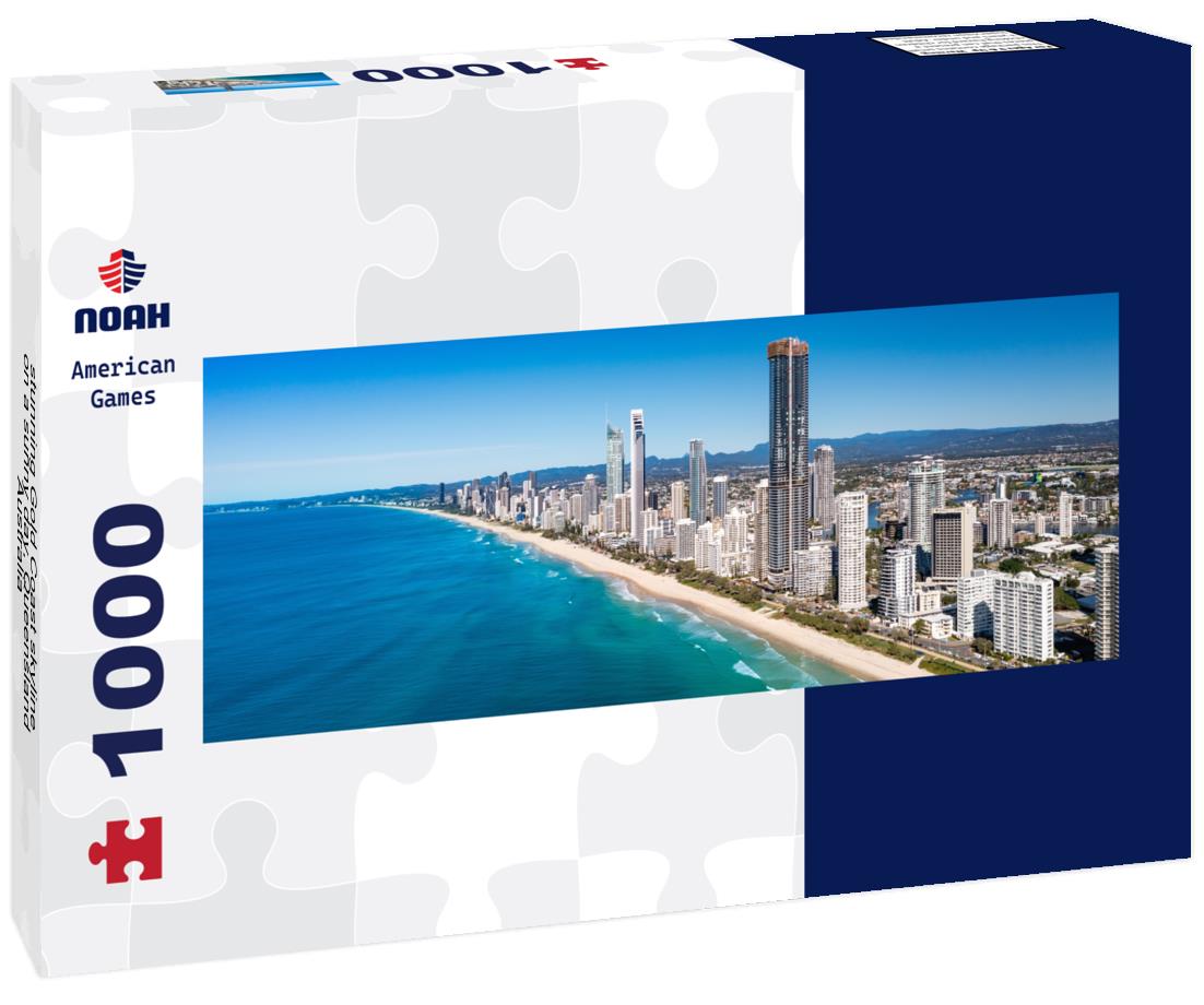 Noah Jigsaw Puzzle stunning Gold Coast skyline on a sunny day, Queensland, Australia panorama 1000 pieces