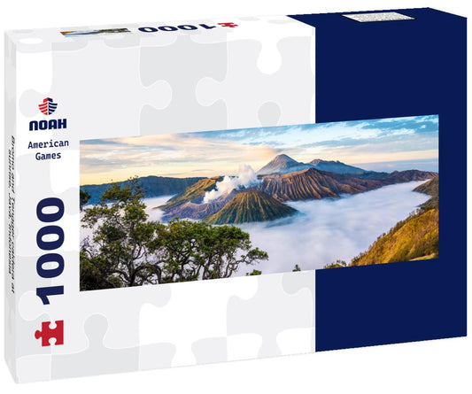Noah Jigsaw Puzzle Bromo and Tengger caldera at sunrise, Java, Indonesia panorama 1000 pieces
