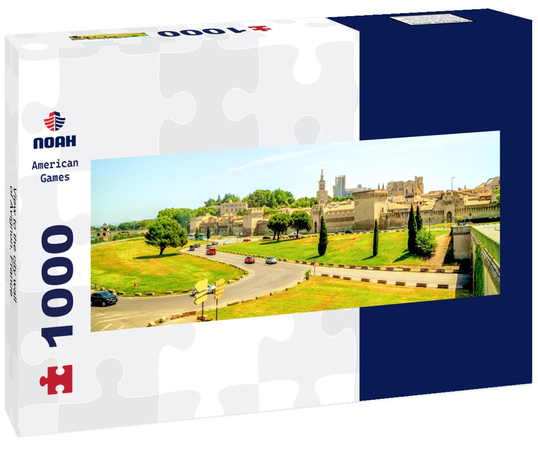 Noah Jigsaw Puzzle View to the city wall of Avignon, France panorama 1000 pieces