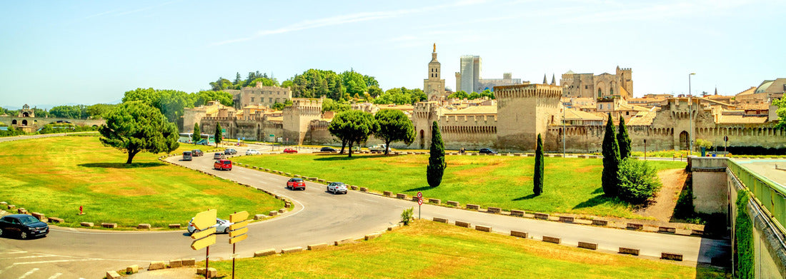 Noah Jigsaw Puzzle View to the city wall of Avignon, France panorama 1000 pieces