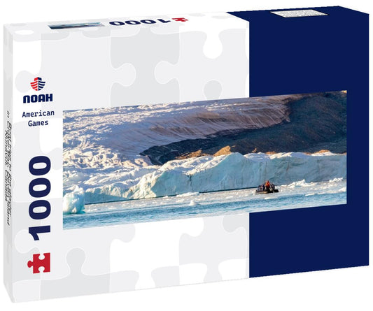 Noah Jigsaw Puzzle Boat trips to the glacier in Croker Bay, Devon Island, Nunavut, Canada panorama 1000 pieces