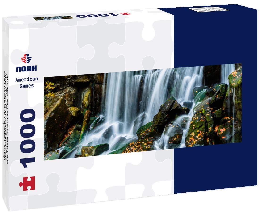Noah Jigsaw Puzzle Autumn day at Wolf Creek Falls, New River Gorge National Park and Preserve in Fayette County, West Virginia, USA panorama 1000 pieces