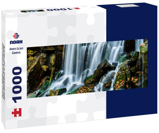 Noah Jigsaw Puzzle Autumn day at Wolf Creek Falls, New River Gorge National Park and Preserve in Fayette County, West Virginia, USA panorama 1000 pieces