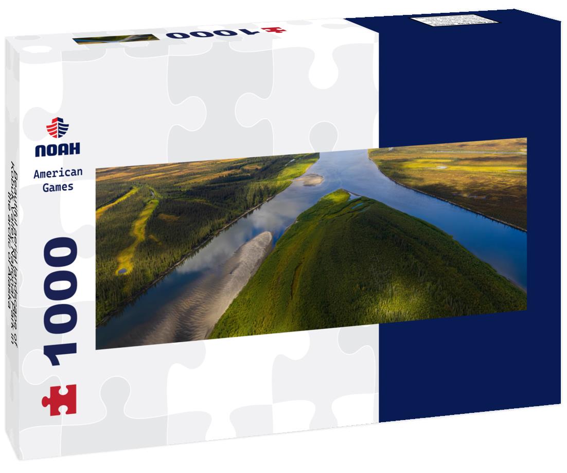 Noah Jigsaw Puzzle Beautiful aerial landscape of Kobuk Valley National Park in the arctic of Alaska panorama 1000 pieces
