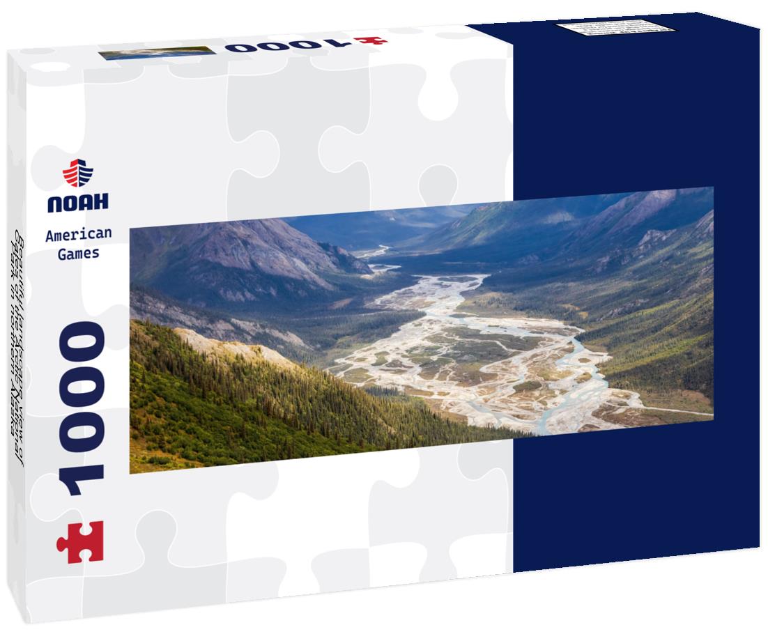 Noah Jigsaw Puzzle Beautiful landscape view of Gates of the Arctic National Park in northern Alaska panorama 1000 pieces