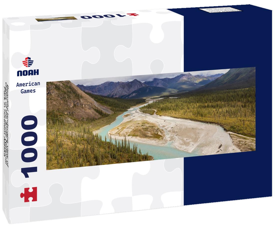 Noah Jigsaw Puzzle Beautiful landscape view of Gates of the Arctic National Park in northern Alaska panorama 1000 pieces