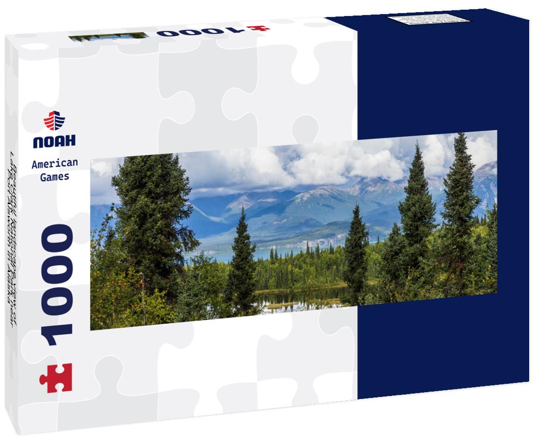 Noah Jigsaw Puzzle Beautiful landscape view of Lake Clark National Park near Port Alsworth in Alaska panorama 1000 pieces