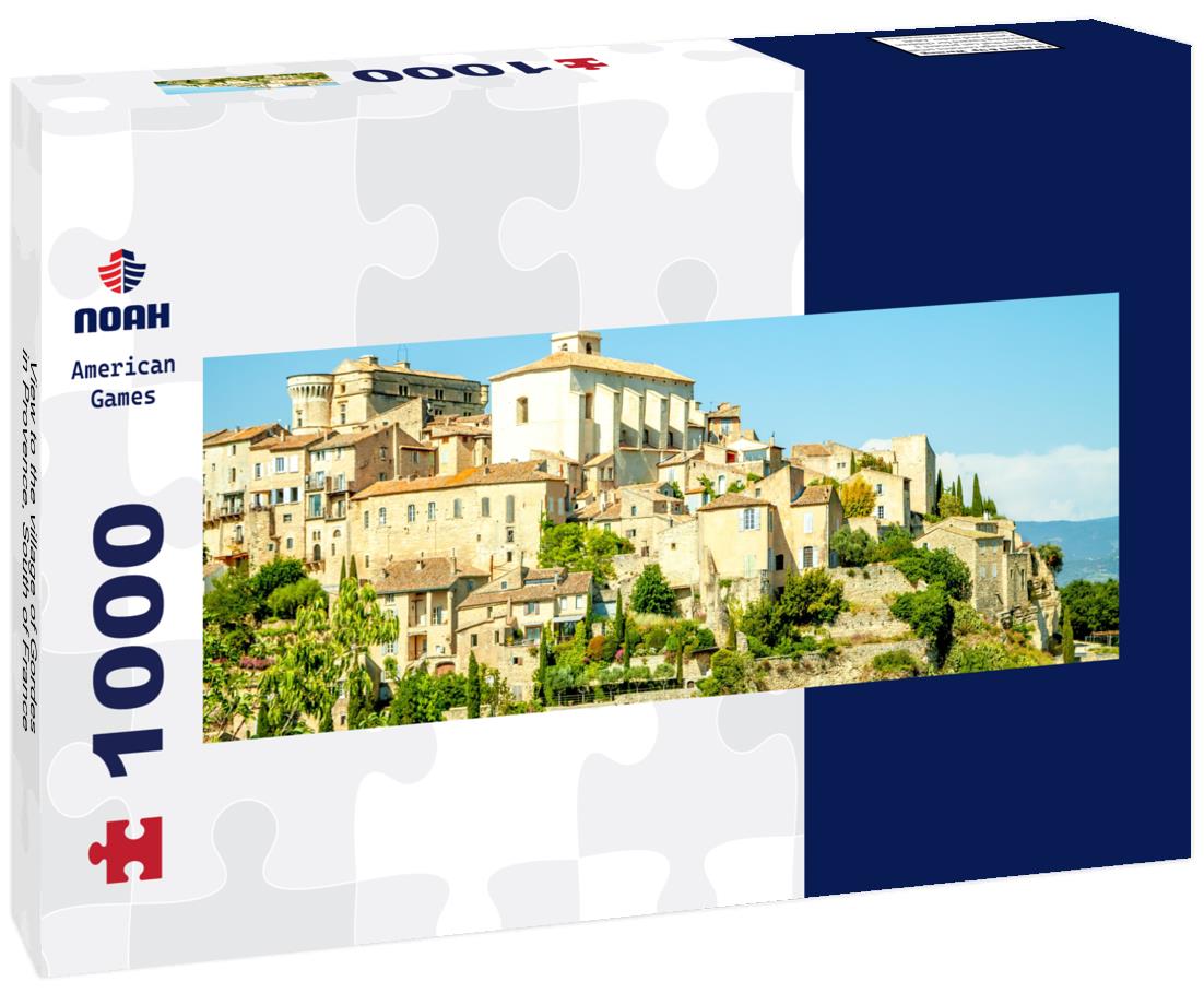 Noah Jigsaw Puzzle View to the village of Gordes in Provence, South of France panorama 1000 pieces