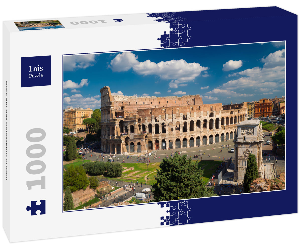 View of the Colosseum in Rome