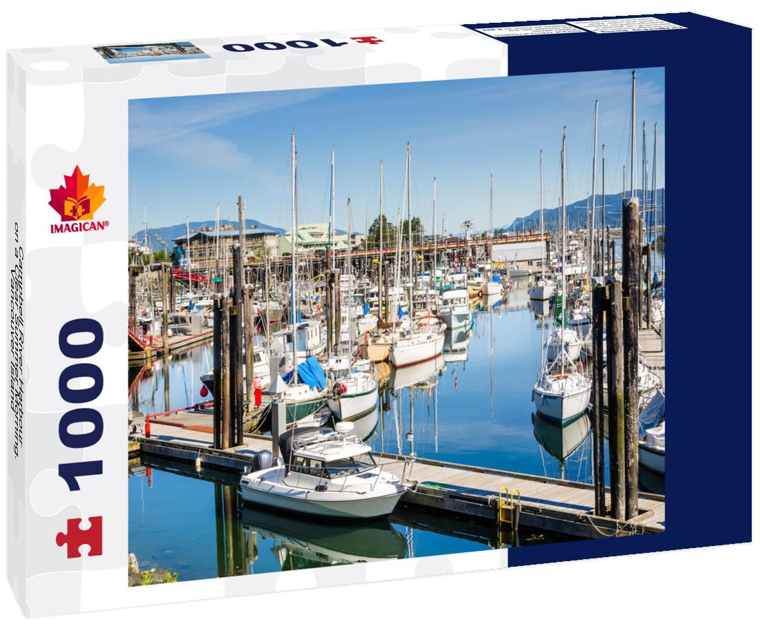 ImagiCan Jigsaw Puzzle Campbell River Harbour on a Clear Summer Morning. Vancouver Island, BC, Canada 1000 pieces