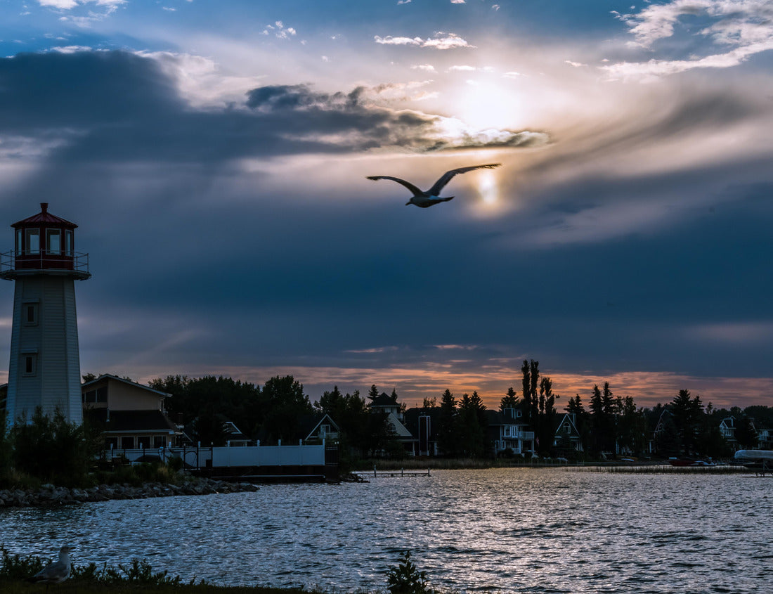 ImagiCan Jigsaw Puzzle Sunset View at Sylvan Lake, Alberta, Canada 1000 pieces