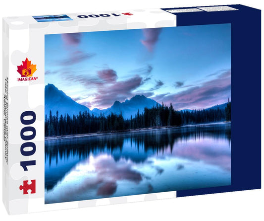 ImagiCan Jigsaw Puzzle Morning Sunrise over Spillway Lake in Kananaskis Country, Alberta, Canada 1000 pieces