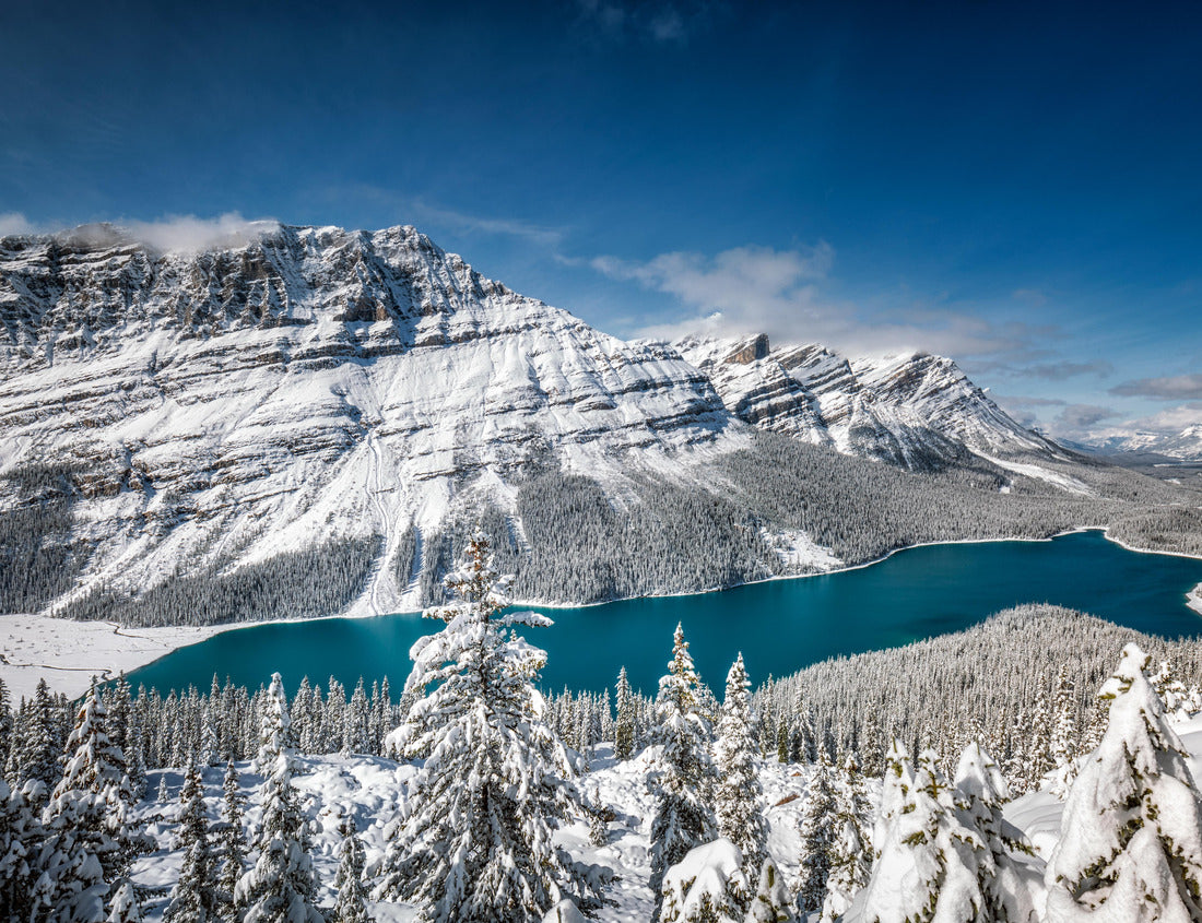 ImagiCan Jigsaw Puzzle Waputik Range reflected on Bow Lake, Banff National Park, Alberta Canada 1000 pieces