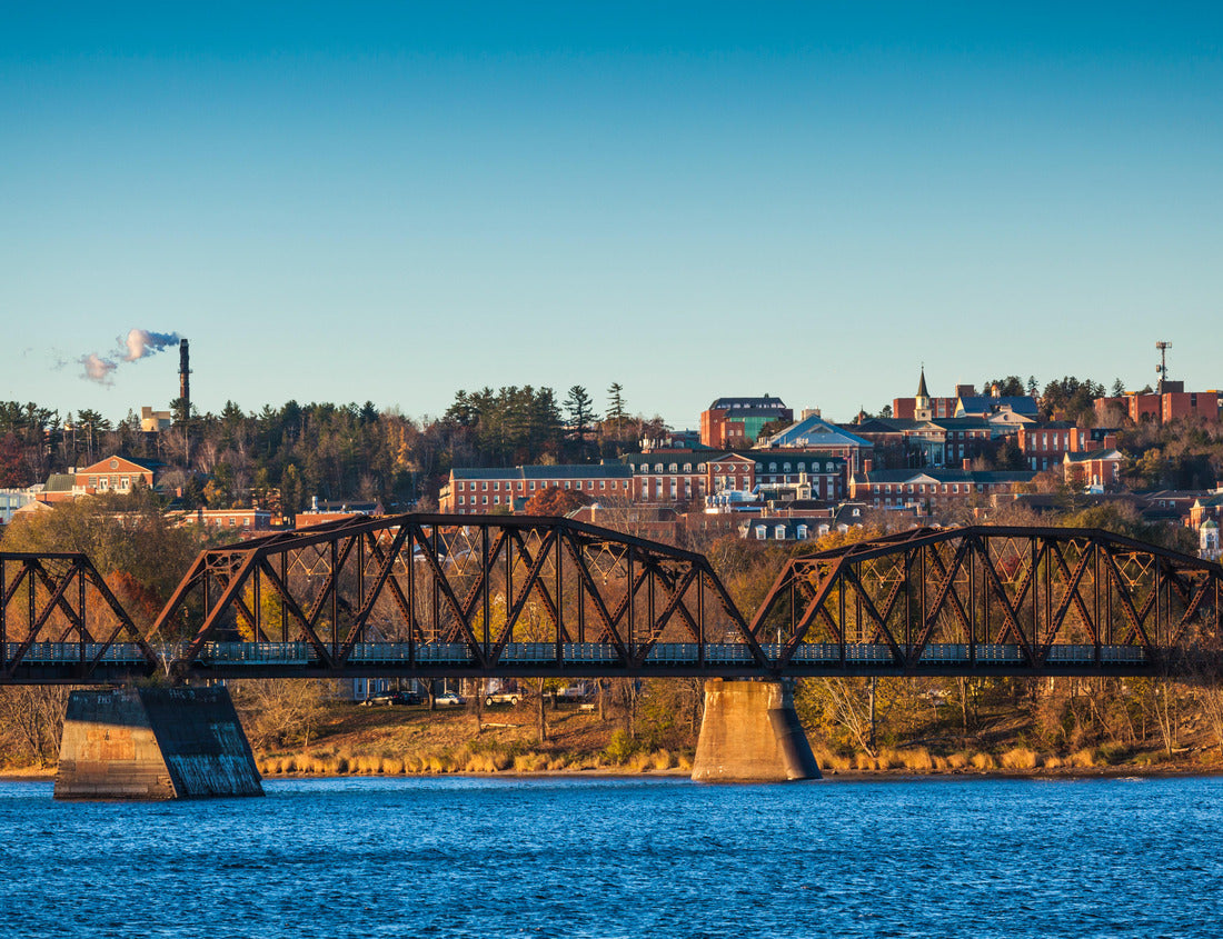 ImagiCan Jigsaw Puzzle Canada, Central New Brunswick, Fredericton. Bill Thorpe Walking Bridge 1000 pieces