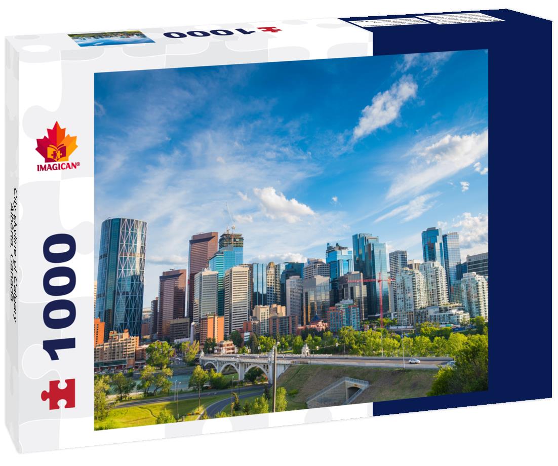 ImagiCan Jigsaw Puzzle City skyline of Calgary, Alberta, Canada 1000 pieces