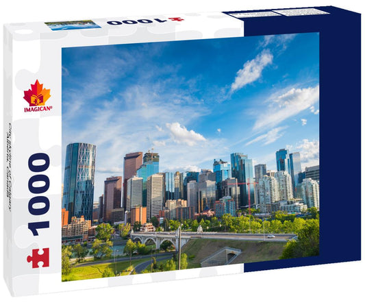 ImagiCan Jigsaw Puzzle City skyline of Calgary, Alberta, Canada 1000 pieces