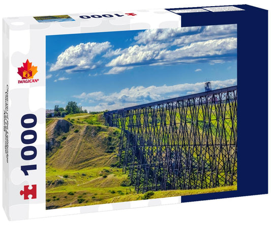 ImagiCan Jigsaw Puzzle Close-up of the Lethbridge Viaduct in Lethbridge, Alberta 1000 pieces
