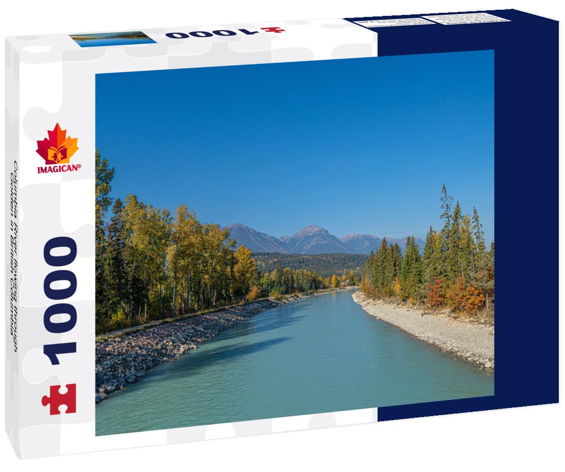 ImagiCan Jigsaw Puzzle Columbia River flowing through Golden in British Columbia 1000 pieces