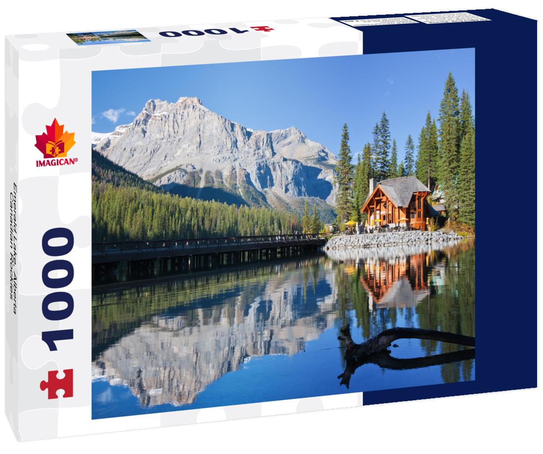 ImagiCan Jigsaw Puzzle Emerald Lake, Alberta, Canadian Rockies 1000 pieces