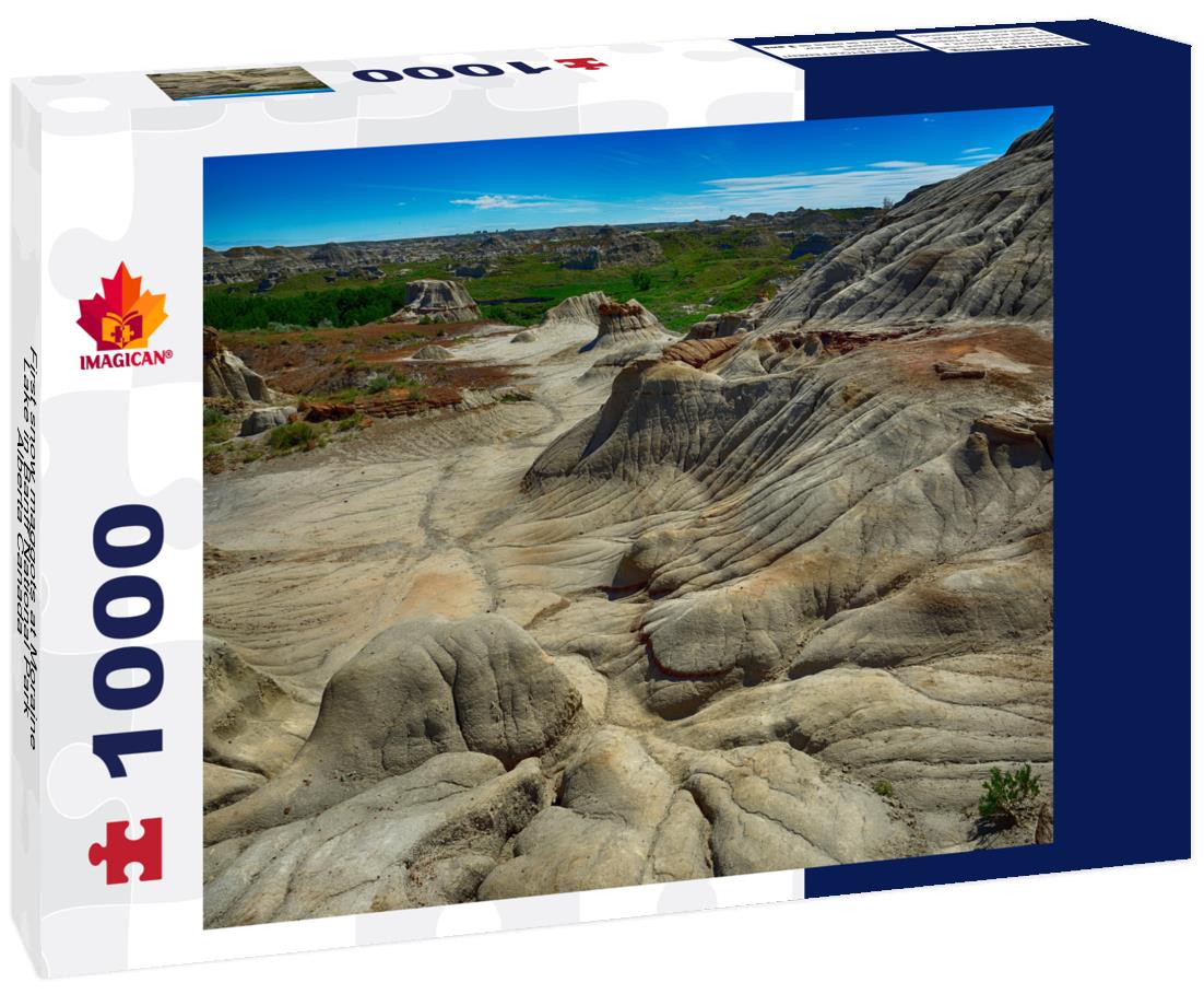 ImagiCan Jigsaw Puzzle First snow maggots at Moraine Lake in Banff National Park Alberta Canada 1000 pieces