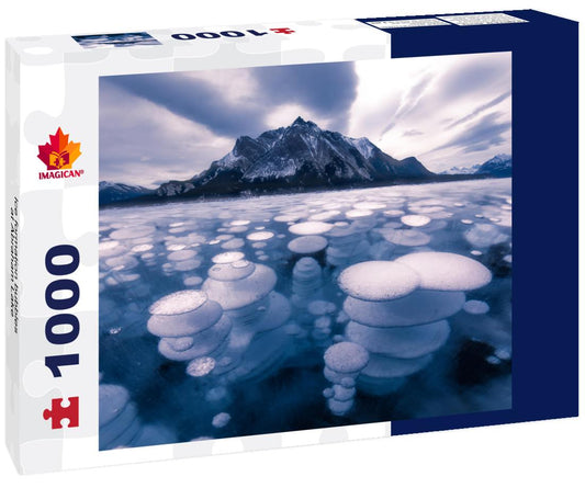 ImagiCan Jigsaw Puzzle Ice formation bubbles at Abraham Lake 1000 pieces