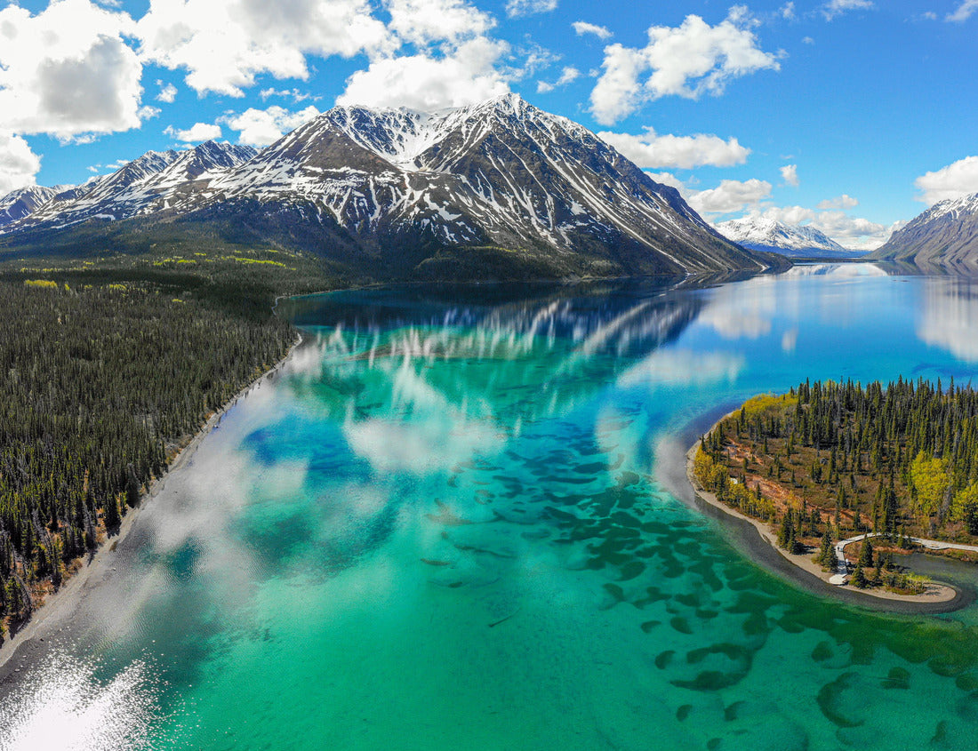 ImagiCan Jigsaw Puzzle Kathleen Lake, Haines Junction, Yukon Territory, Canada during summer time 1000 pieces