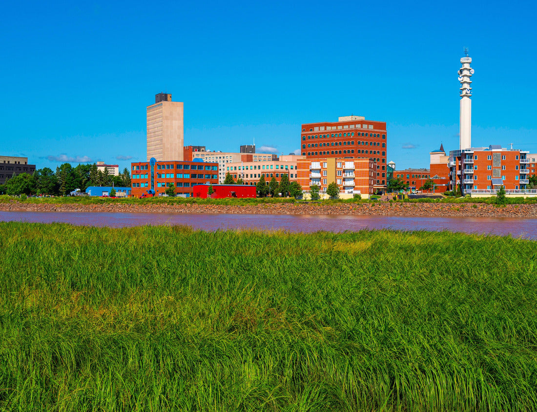 ImagiCan Jigsaw Puzzle Moncton City and Petitcodiac River Skyline at Hawthorne Park in Riverview, New Brunswick 1000 pieces