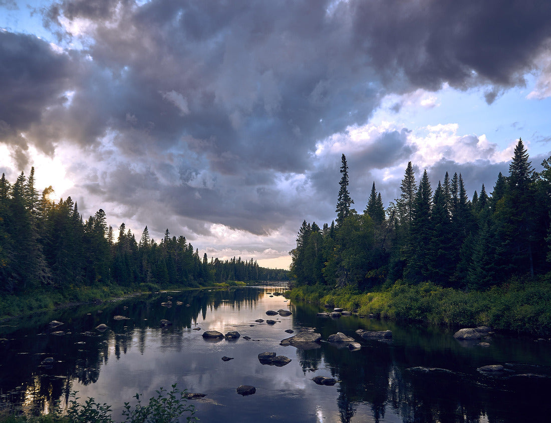 ImagiCan Jigsaw Puzzle Miramichi River after a storm. Late afternoon, New Brunswick, Canada 1000 pieces