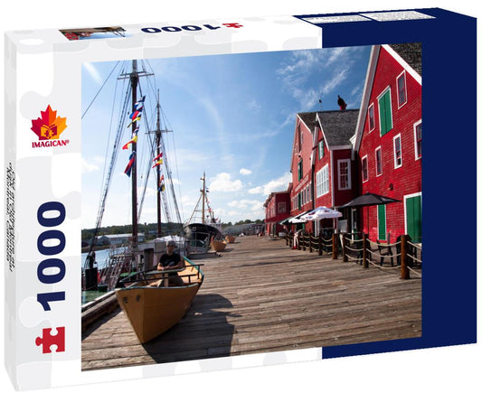 ImagiCan Jigsaw Puzzle Old architecture at dusk in Old Montreal, Montreal, Canada 1000 pieces