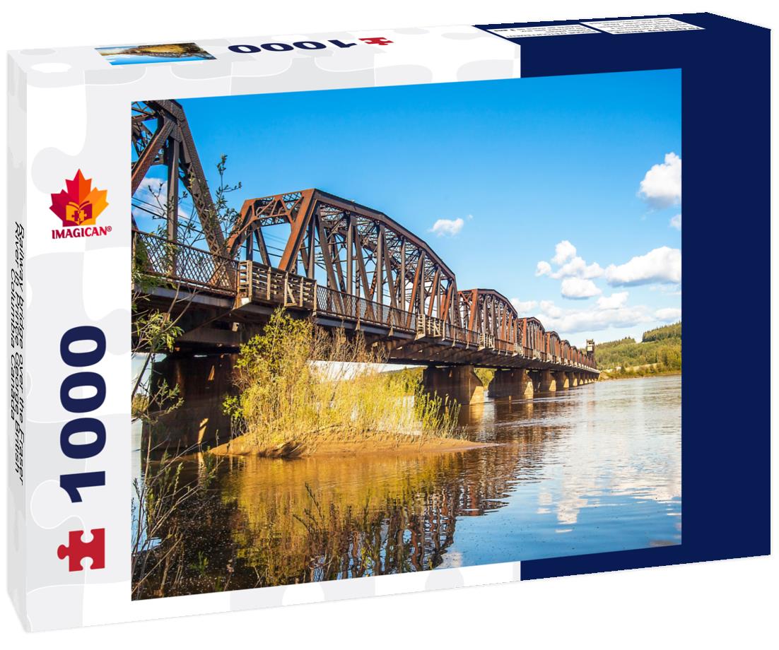 ImagiCan Jigsaw Puzzle Railway bridge over the Fraser River in Prince George British Columbia Canada 1000 pieces
