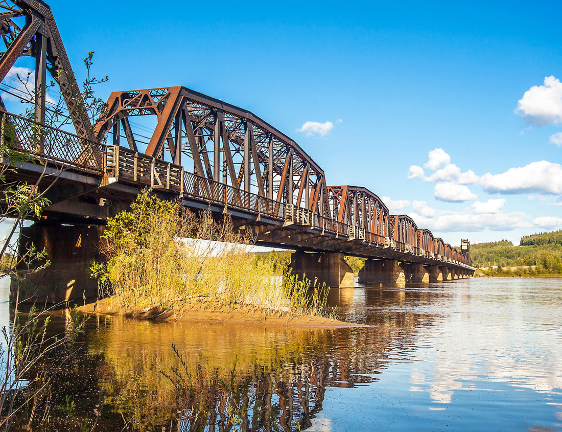 ImagiCan Jigsaw Puzzle Railway bridge over the Fraser River in Prince George British Columbia Canada 1000 pieces
