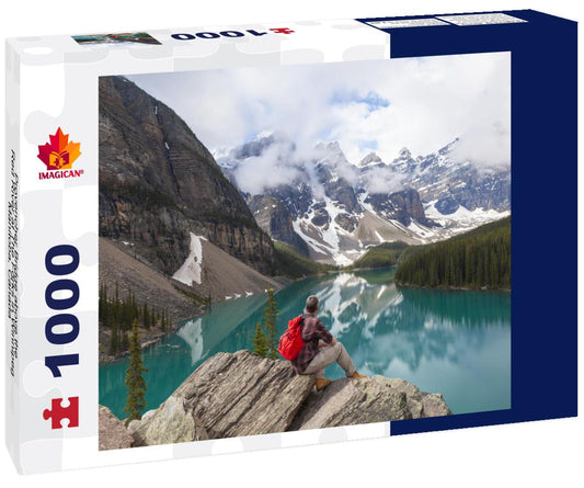 ImagiCan Jigsaw Puzzle Provencher Bridge above the Red River at The Forks in Winnipeg, Manitoba, Canada 1000 pieces