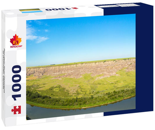 ImagiCan Jigsaw Puzzle Red Deer River panorama at Drumheller, Canada 1000 pieces
