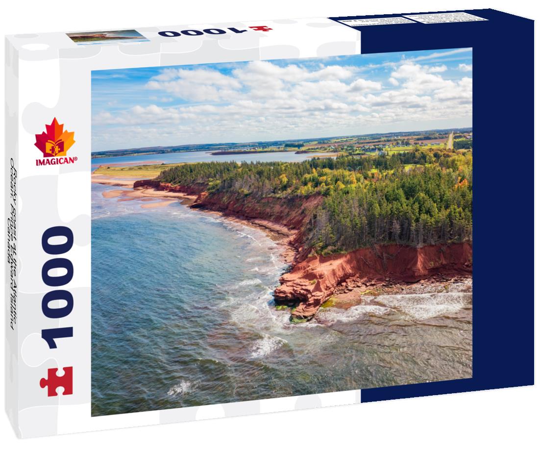 ImagiCan Jigsaw Puzzle Rocky coast at the Atlantic Ocean. Prince Edward Island, Canada 1000 pieces