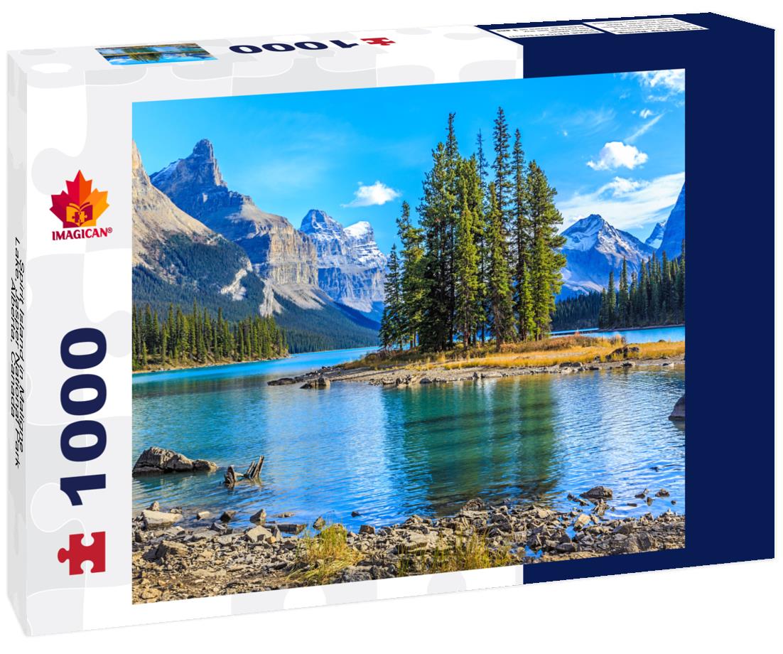 ImagiCan Jigsaw Puzzle Spirit Island in Maligne Lake, Jasper National Park, Alberta, Canada 1000 pieces