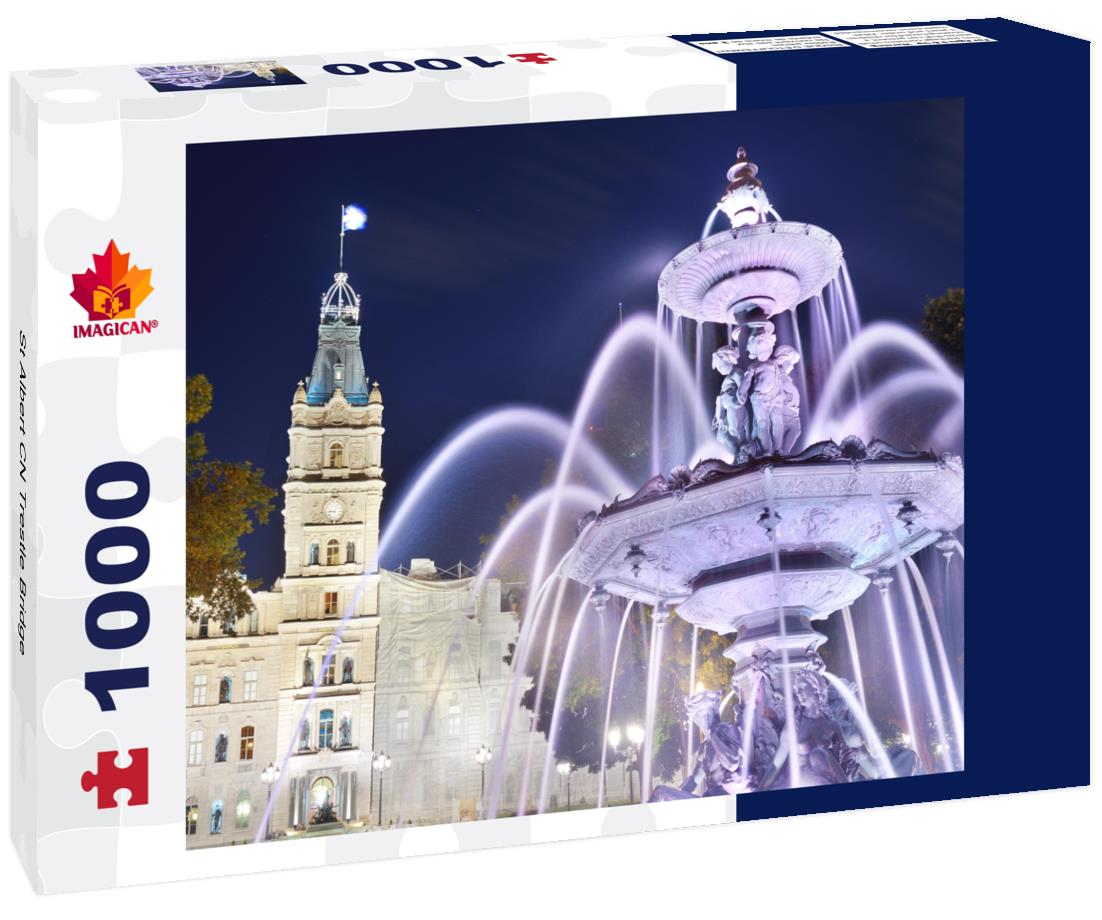 ImagiCan Jigsaw Puzzle St Albert CN Trestle Bridge 1000 pieces