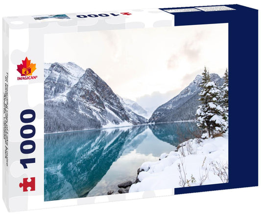 ImagiCan Jigsaw Puzzle The beautiful view of Lake Louise in winter. Banff National Park, Alberta, Canada 1000 pieces