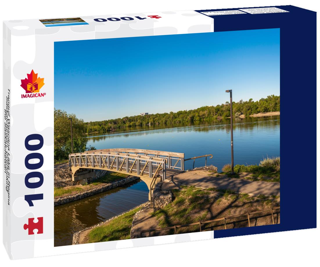 ImagiCan Jigsaw Puzzle Tranquil Wascana Lake in Regina, Saskatchewan, overlooking the Saskatchewan 1000 pieces