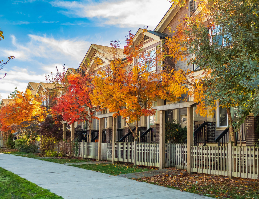 A colorful pedestrian promenade in a residential area in British Columbia Canada 1000pc Puzzle