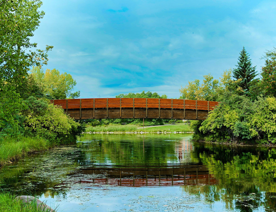 ImagiCan Jigsaw Puzzle A bridge in Red Deer, Alberta 1000 pieces