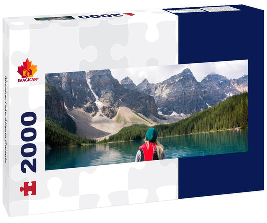 ImagiCan Jigsaw Puzzle Moraine Lake Alberta Kanada 2000 pieces panorama