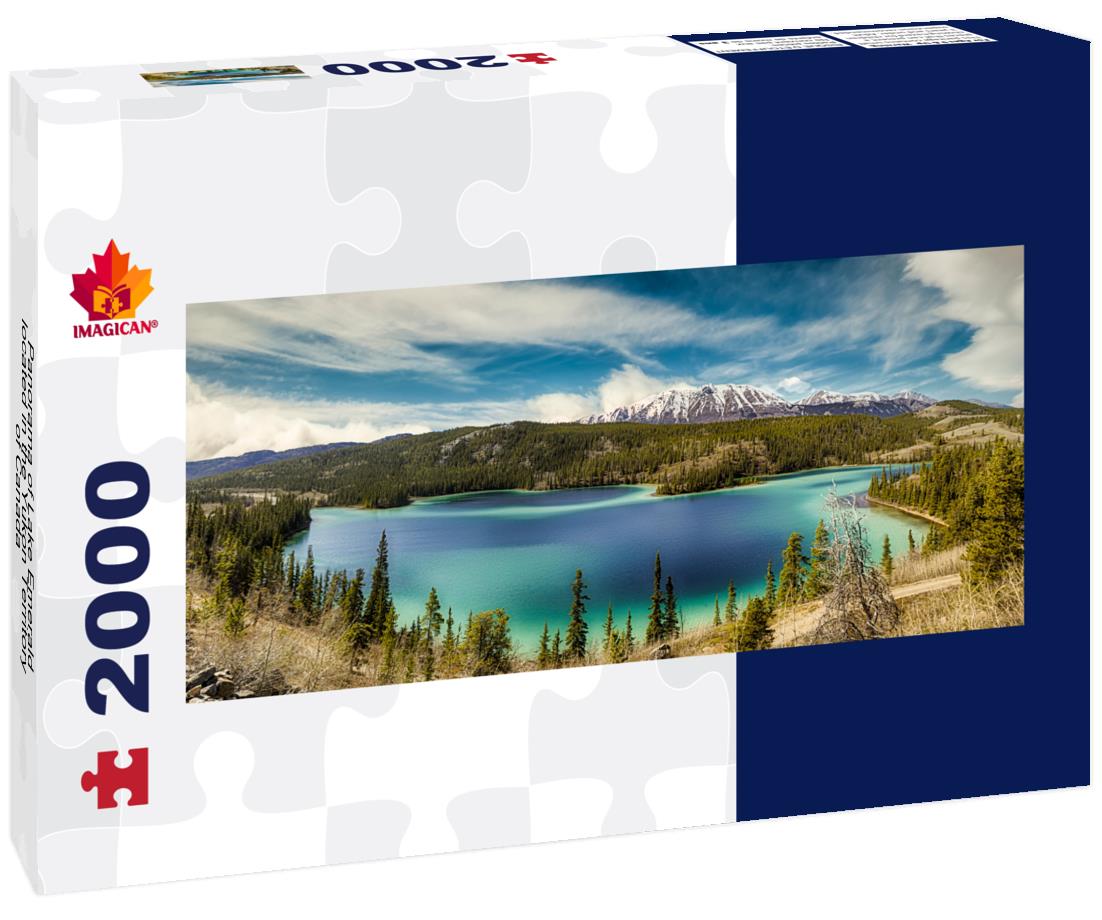 Emerald Lake, Yukon Territory of Canada 2000pc Panoramic Puzzle