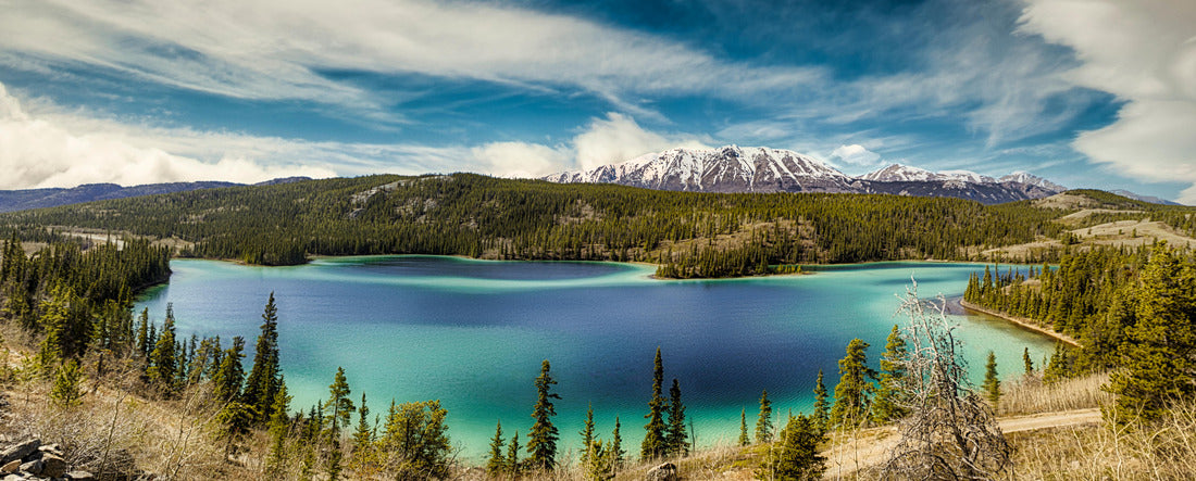 ImagiCan Jigsaw Puzzle panorama of Emerald Lake, Yukon Territory of Canada 2000 pieces panorama