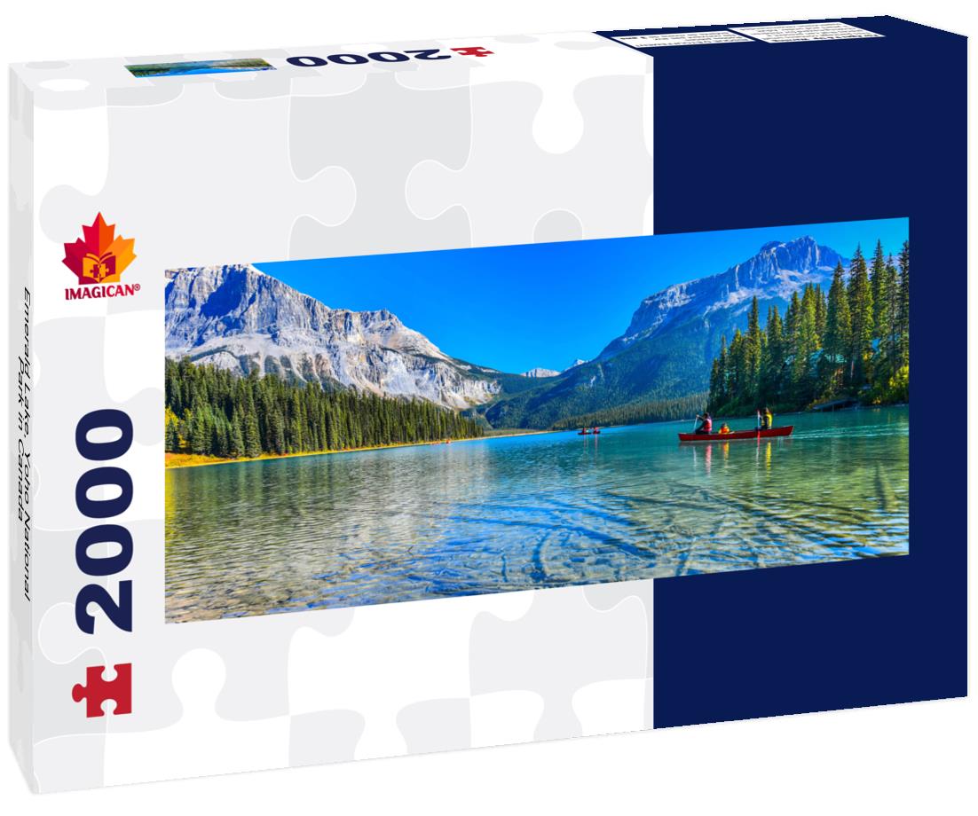 Emerald Lake, Yoho National Park in Canada 2000pc Panoramic Puzzle