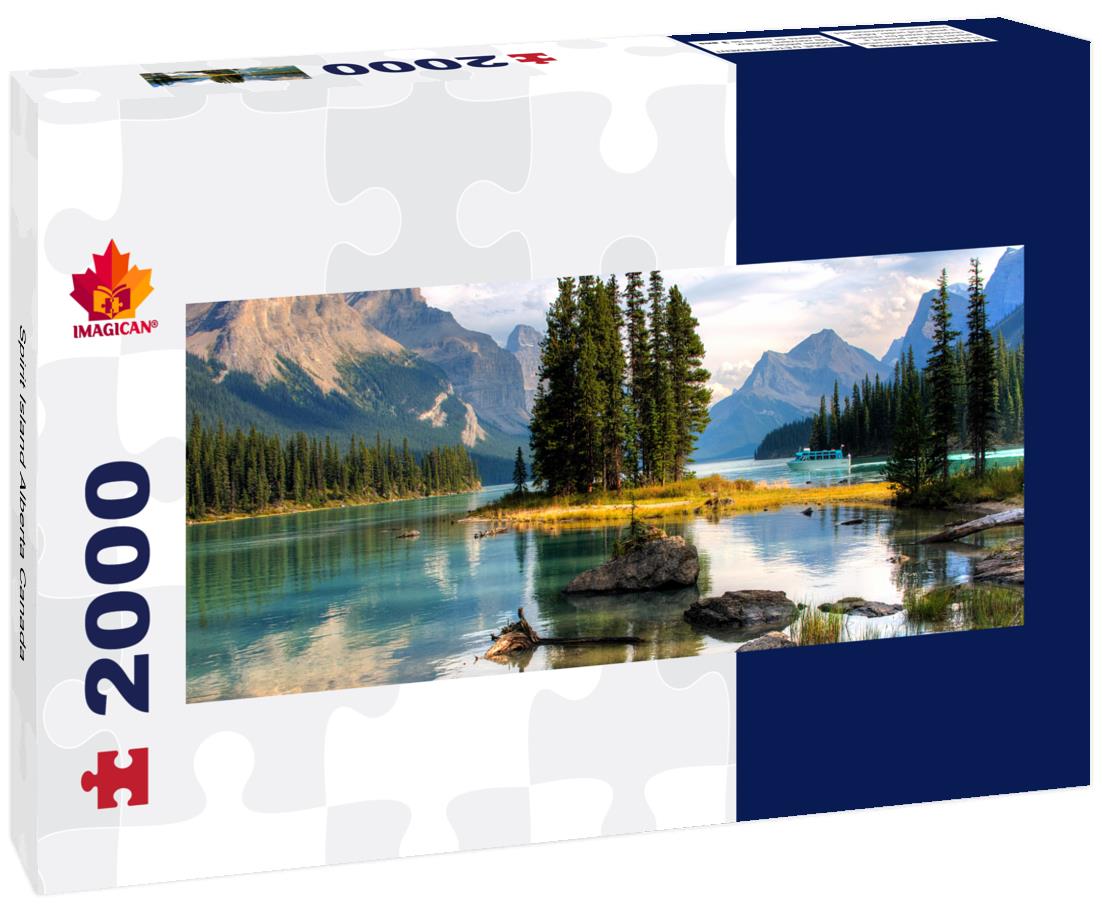Spirit Island, Alberta, Canada 2000pc Panoramic Puzzle